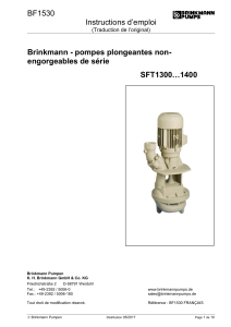 BF1530 Instructions d’emploi  Brinkmann - pompes plongeantes non-