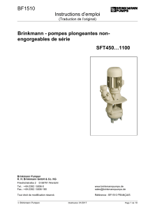 BF1510 Instructions d’emploi  Brinkmann - pompes plongeantes non-