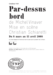 Par-dessus bord de Michel Vinaver Mise en scène