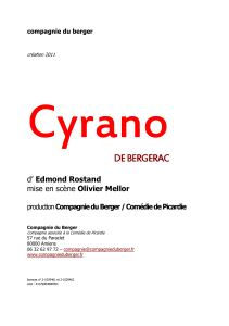 Cyrano  DE BERGERAC Edmond Rostand