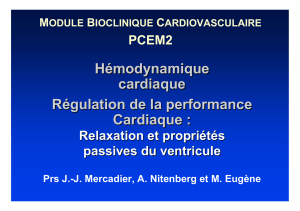 H é modynamique cardiaque