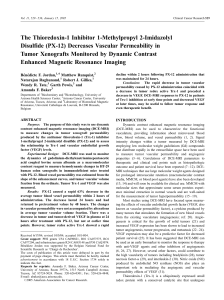 The Thioredoxin-1 Inhibitor 1-Methylpropyl 2-Imidazolyl Disulfide (PX-12) Decreases Vascular Permeability in