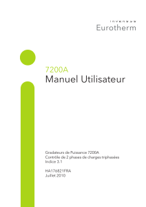 Manuel Utilisateur 7200A