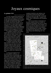 Joyaux cosmiques Le globule CG4