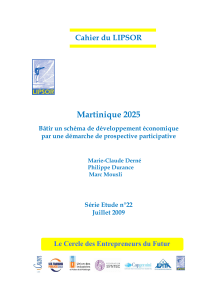 Martinique 2025 Cahier du LIPSOR