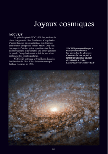Joyaux cosmiques NGC 3521