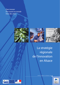 La stratégie régionale de l’innovation en Alsace