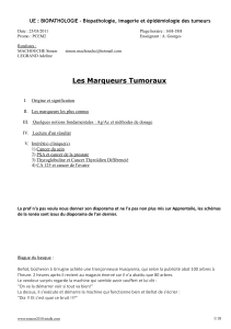 UE : BIOPATHOLOGIE – Biopathologie, imagerie et épidémiologie des tumeurs