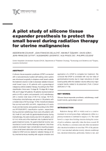 A pilot study of silicone tissue expander prosthesis to protect the