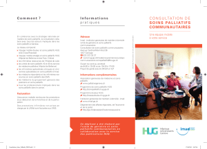 C O N S U LTAT I O N  ... S O I N S   PA L L... COMMUNAUTAIRES C o m m e n t   ?
