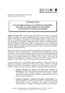 Le Fonds National Suisse pour la Recherche Scientifique