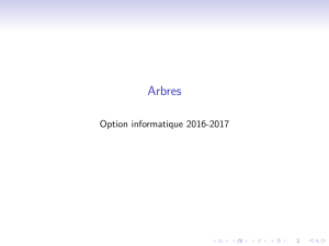Arbres Option informatique 2016-2017