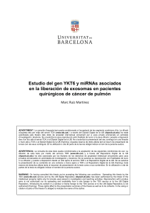 Estudio del gen YKT6 y miRNAs asociados