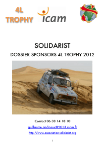 dossier sponsors 4l trophy 2012