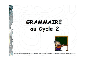 Grammaire C2