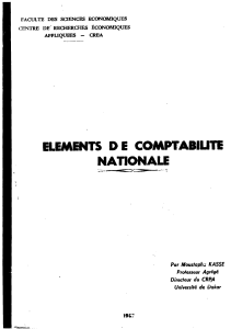 -..'-, &#34;: ELEMENTS D E COMPTABIUTE NAnONALE