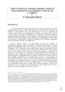 Kassé Pr. Moustapha Introduction