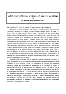 Kass‚_Endettement,pauvret‚ ‚t croissance.DOC