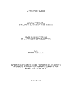 UNIVERSITÉ DU  QUÉBEC MÉMOIRE PRÉSENTÉ L