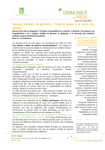 Equipes  mobiles  de  gériatrie :  l’hôpital ... séniors  Lyon le 7 avril 2014