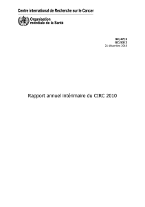 Rapport annuel intérimaire du CIRC 2010 21 décembre 2010 SC/47/2