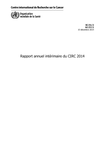 Rapport annuel intérimaire du CIRC 2014 SC/51/2 GC/57/2
