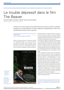 Le trouble dépressif dans le film The Beaver