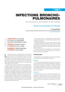 infections broncho pulmonaires du nourrisson et de l enfant rdp 2011 6 859