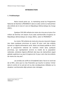 INTRODUCTION 1.  Problématique