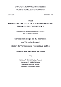 UNIVERSITE TOULOUSE III-Paul Sabatier FACULTE DE MEDECINE DE PURPAN