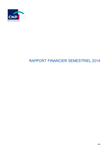 Rapport financier semestriel