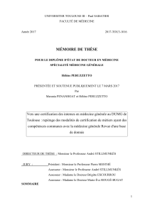 MÉMOIRE DE THÈSE