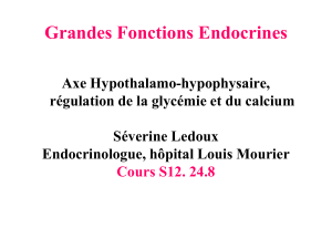 Grandes Fonctions Endocrines