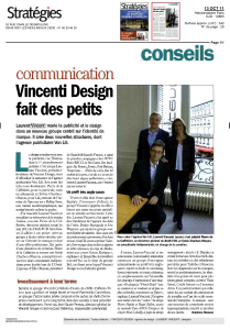 conseils communication Vincenti Design fait des petits