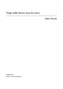 Vingt mille lieues sous les mers Jules Verne Publication: Livres &amp; Ebooks