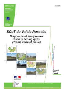 SCoT du Val de Rosselle Diagnostic et analyse des réseaux écologiques