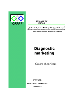 Diagnostic marketing OFPPT