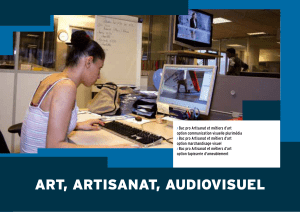 SOMMAIRE  Bac pro Artisanat et métiers d’art option communication visuelle plurimédia