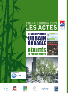 LES ACTES L RÉALITÉS CHINA EUROPA 2009