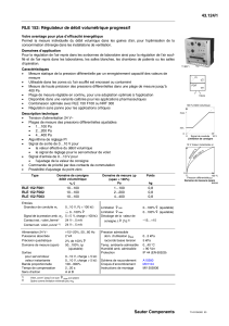 RLE 152: Régulateur de débit volumétrique progressif pdf - 204.03 KB