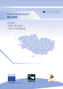 Contrat de partenariat 2014-2020 / Europe / Région Bretagne