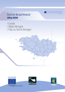 Contrat de partenariat 2014-2020 / Europe / Région Bretagne