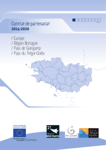 Contrat de partenariat 2014-2020 / Europe / Région Bretagne