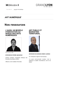 Nos ressources ART NUMÉRIQUE L'AADN, UN MODÈLE ART PUBLIC ET