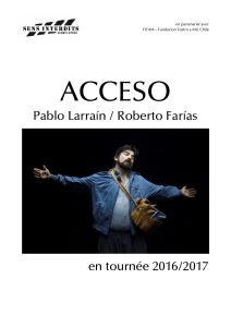 ACCESO  Pablo Larra n / Roberto Far