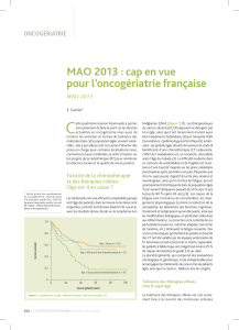 C ONCOGÉRIATRIE