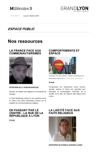 Nos ressources ESPACE PUBLIC LA FRANCE FACE AUX COMPORTEMENTS ET