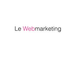 Le marketing Web