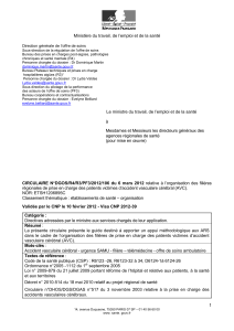 de l’emploi et de la santé Ministère du travail,