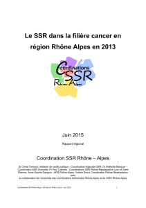 SSR R A Le SSR dans la filière cancer en